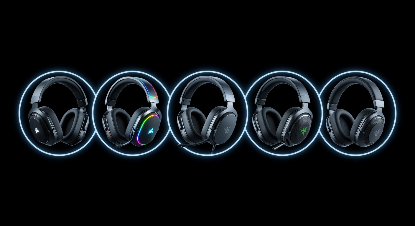 Best gaming headsets 2026 — top picks in neon display
