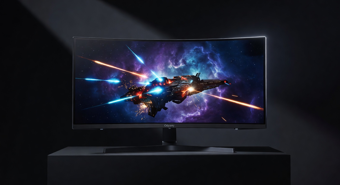 Samsung Odyssey G5 curved gaming monitor