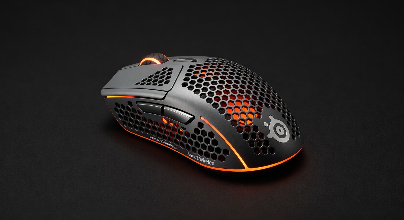 SteelSeries Aerox 3 Wireless gaming mouse