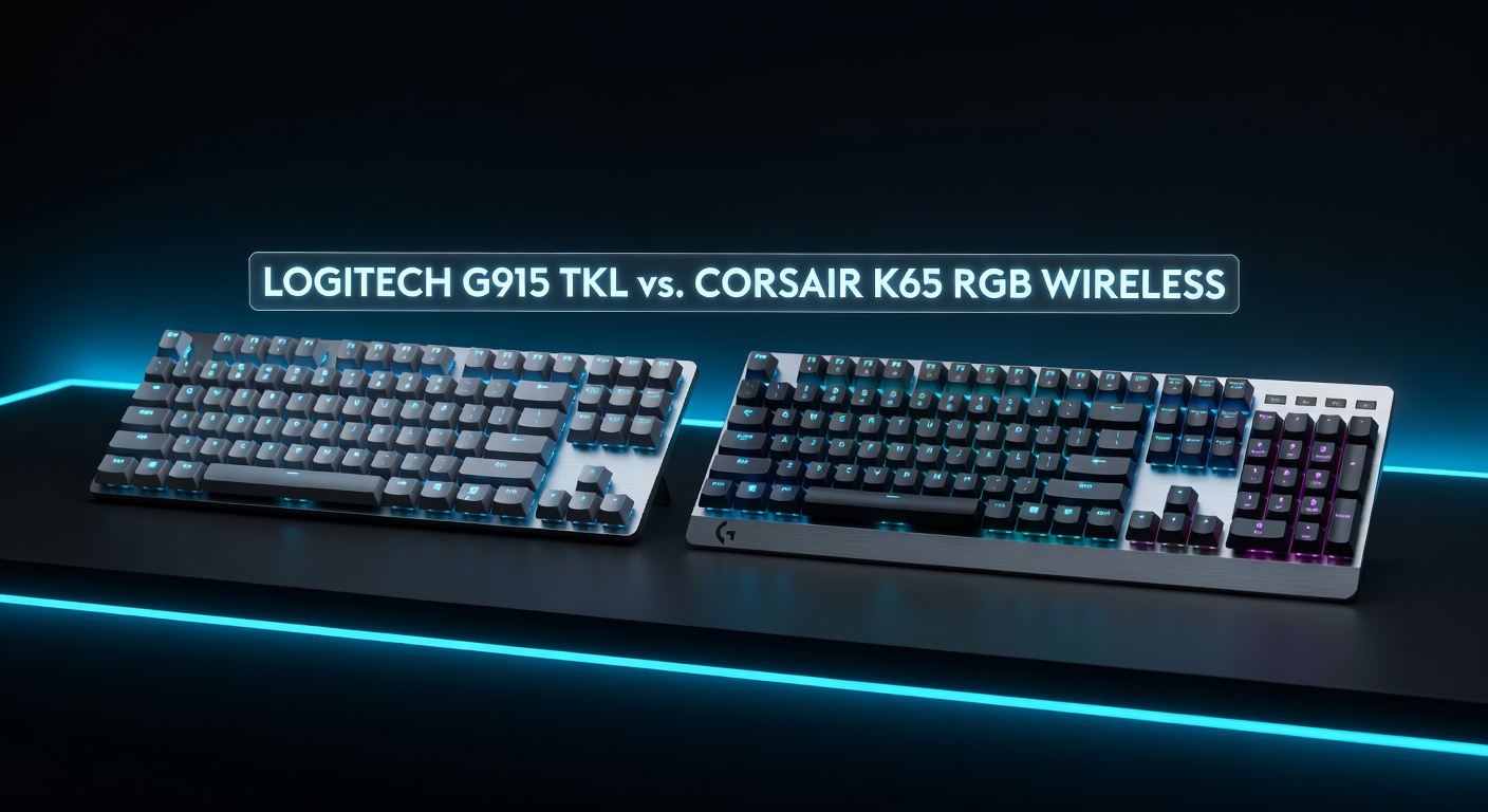 Logitech G915 TKL vs Corsair K65 RGB Wireless keyboard comparison