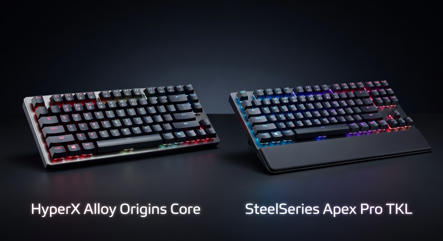 Wooting 60HE+ vs Razer Huntsman V3 Pro TKL keyboard comparison — Hall Effect vs optical analog