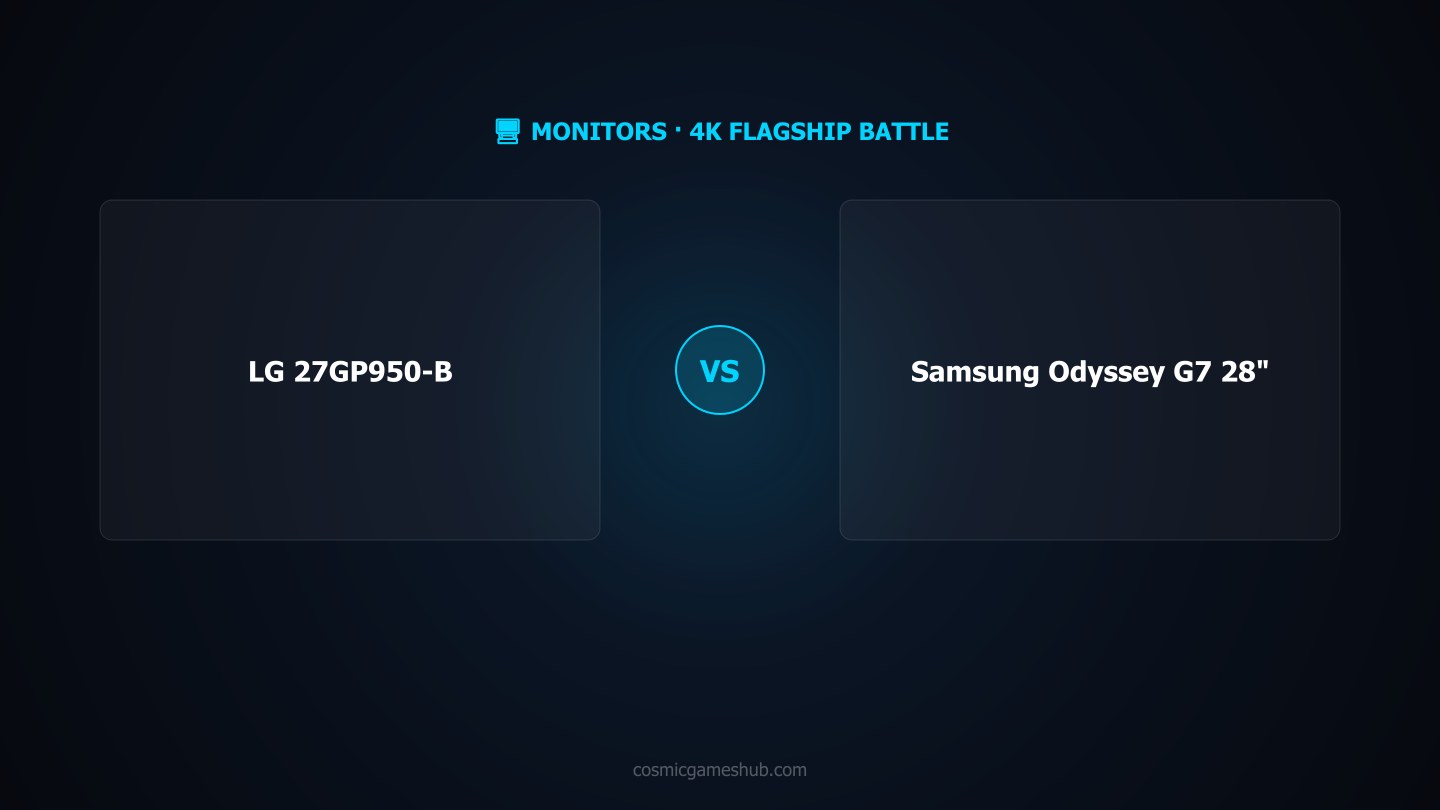 LG 27GP950-B vs Samsung Odyssey G7 28\