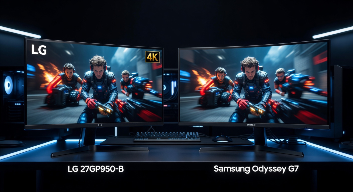 LG 27GP950-B vs Samsung Odyssey G7 27-inch comparison